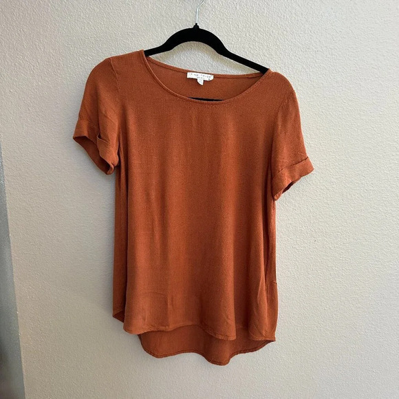 Final Touch Rust Blouse Size‎ Medium - Picture 1 of 6